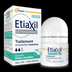 Etiaxil Détranspirant Aisselles Peaux Sensibles Roll-On 15 ml