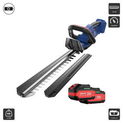 ម៉ូទ័រកាត់ស្មៅ / ថែសួន (HM8202) Cordless Hedge Trimmer 20V 4.0Ah x 2 2400RPM 54CM