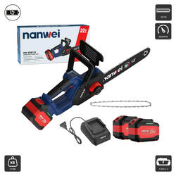 ម៉ូទ័រអារឈើ 3 តឹកប្រើថ្ម (ES8122) Cordless Chainsaw 20V 6.0Ah x 2 3800RPM 28CM