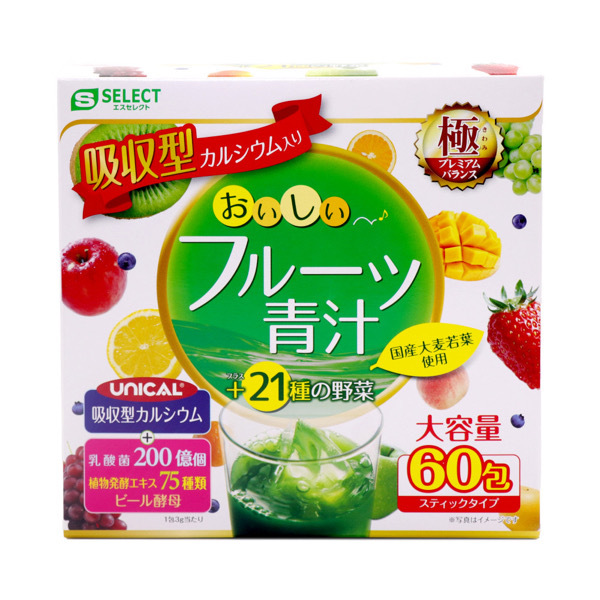 Sselect Aojiru Mix Fruit 60PCS