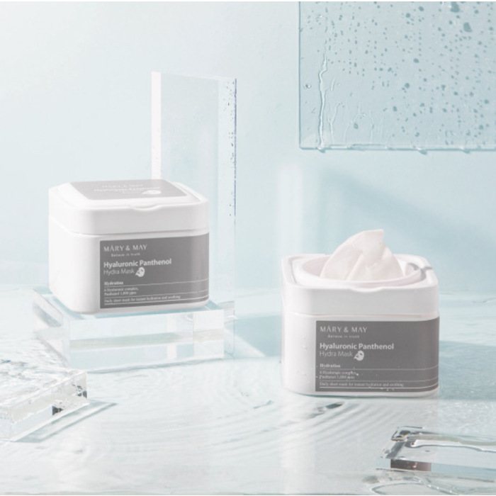 MARY&MAY Hyaluronic Panthenol Hydra Mask (30ea)