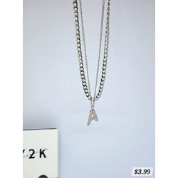 Letter Chain Layer Necklace