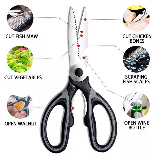 Stainless Steel Kitchen Scissors 