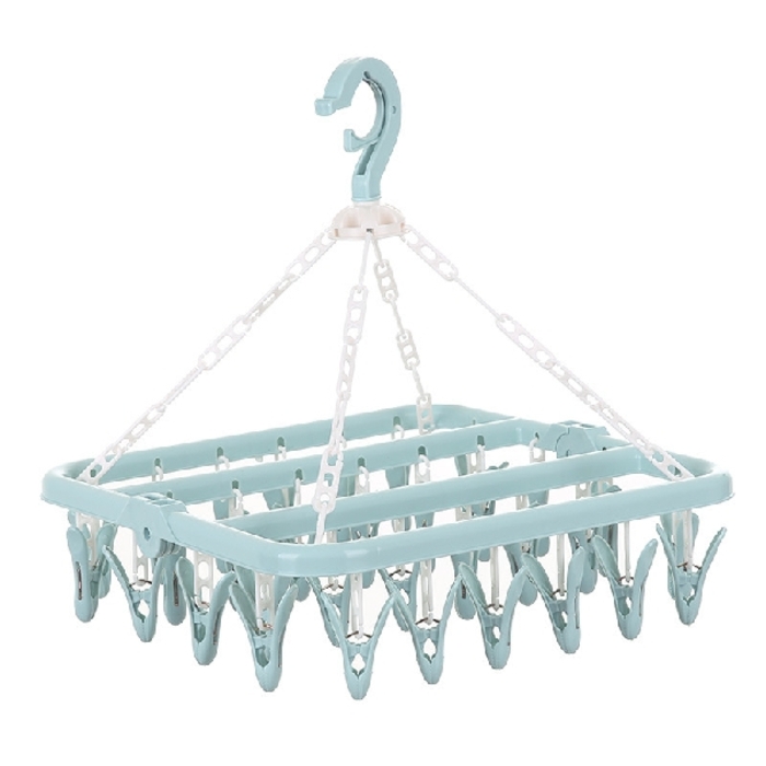 Clothes Hanger 32 Clips 