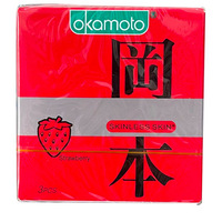 Okamoto Strawberry-3condoms