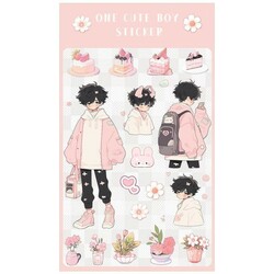 Y2K Sweet Cool Boys Cartoon Sticker/1pc