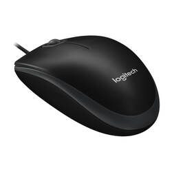 Logitech B100 Optical USB Mouse Black (910-006605) 
