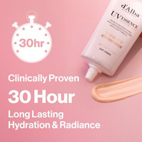 d'ALba UV Essence waterfull+ Tone-up pink correcting sun cream 