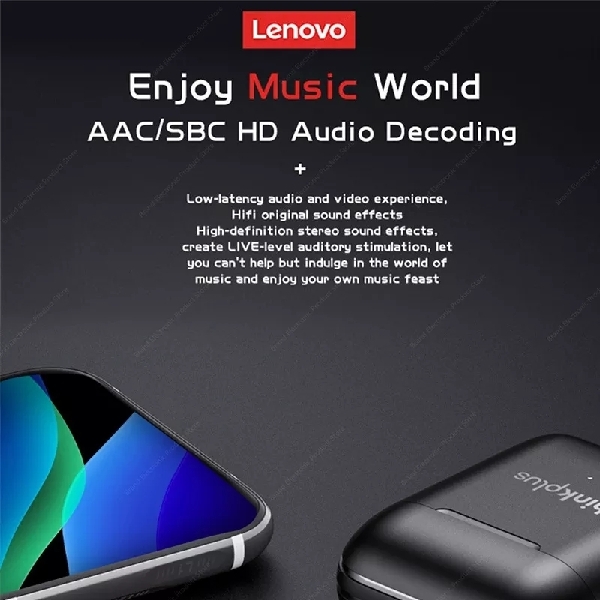 Original Lenovo LP2 Wireless Gaming Earphones