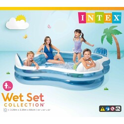 SWIM CENTER FAMILY LOUNGE POOL , AGES 3+ (229cm x 229cm x 66cm)