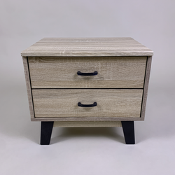 RUVO ALVA Nightstand with 2 Drawers 