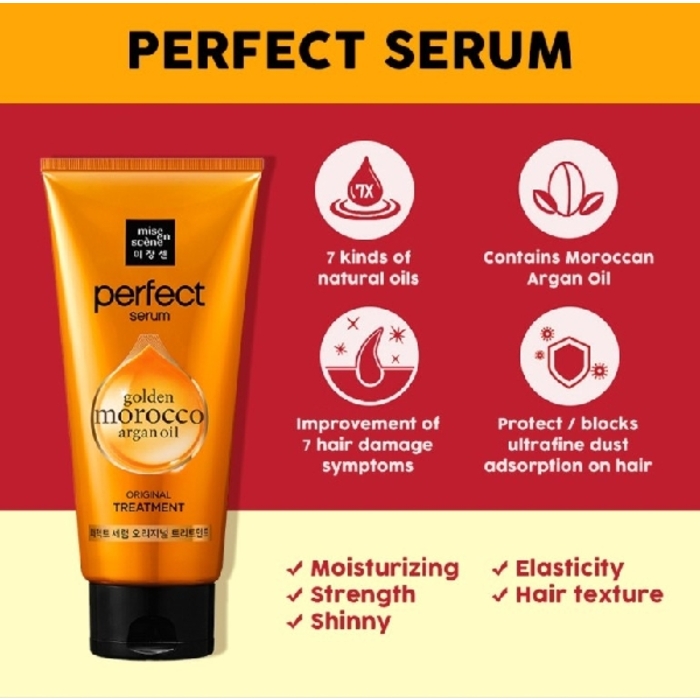 ក្រែមព្យាបាលសក់ MIS EN SCENE Perfect Serum Treatment 180ml