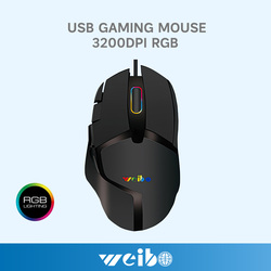 WT-S260 USB Gaming Mouse 3200DPI RGB