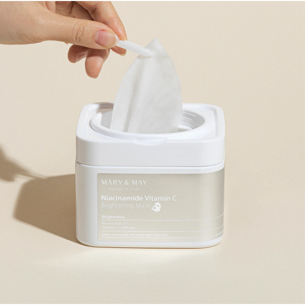 MARY&MAY Niacinamide Vitamin C Brightening Mask (30ea)