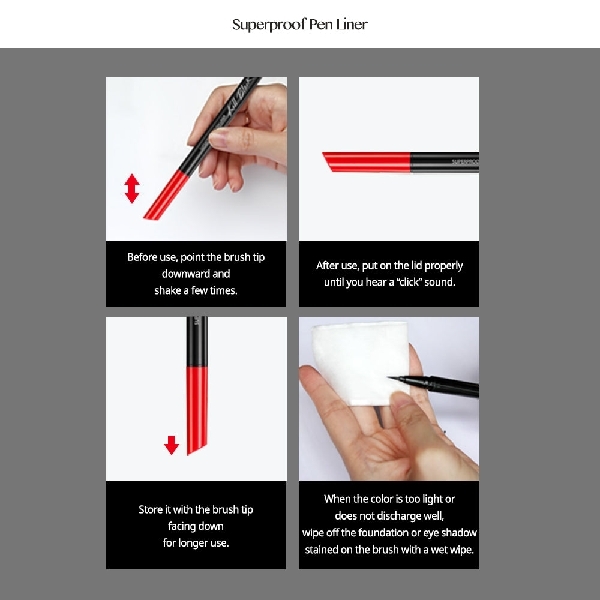 CLIO Superproof Pen Liner-01 Black
