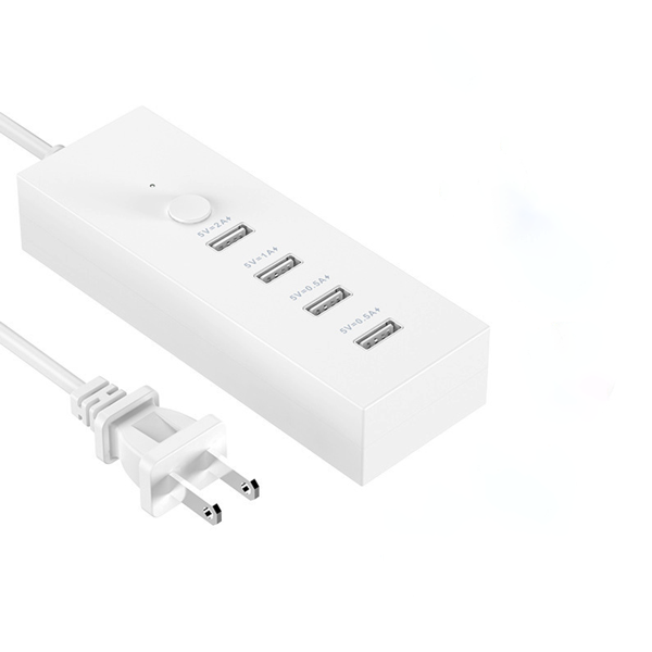 Charger Adapter 4 Ports - White
