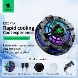 PLEXTONE EX2 Pro Magnetic Phone Cooler 10W 01ºC - Black