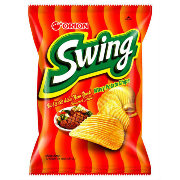 Swing Potato Chips 32g - 10 Packs 