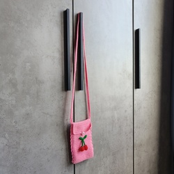 Handmade Crochet Mini Phone Bag