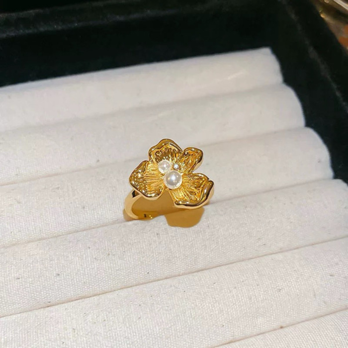 S44 Women's ring ចិញ្ចៀននារីផ្កា