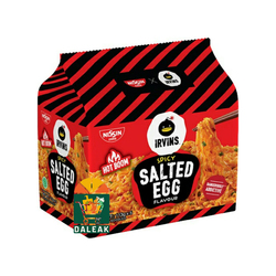 NISSIN IRVINS SPICY SALTED EGG NOODLES-110G / មីគោកពងទាប្រៃហិល
