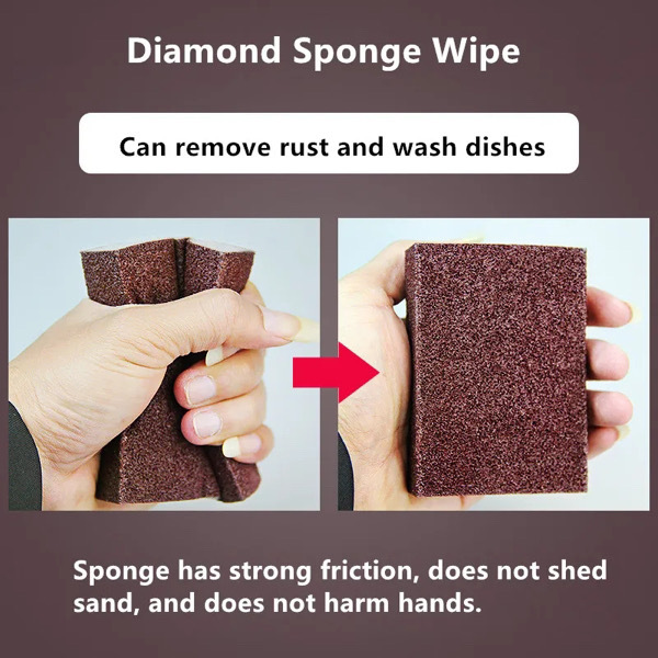 Sponge Rust Removing Decontamination Sponge 2PCS
