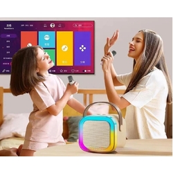 Speaker Karaoke K12 1 Mic បាសច្រៀងខារ៉ាអូខេ K12 បាន មានម៉ៃក្រូហ្វូន1ដើម