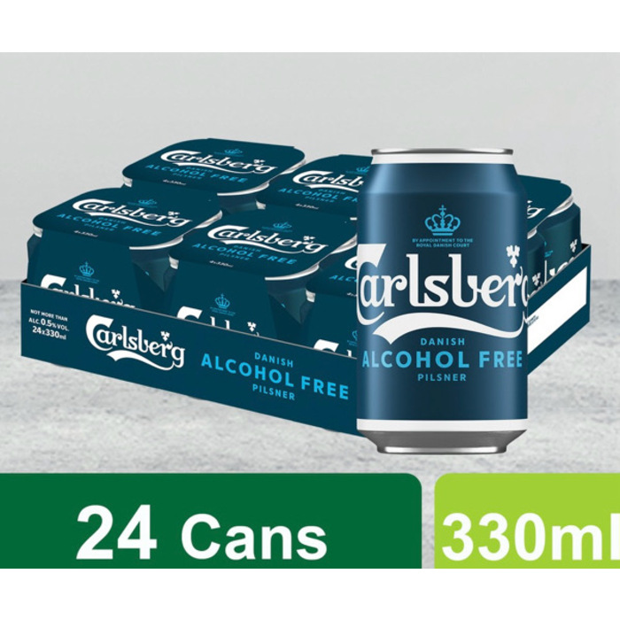 Carlsberg Zero 330ml - 24 Cans 