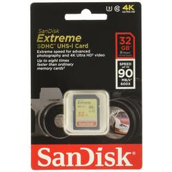 SanDisk Extreme SDHC UHS-I card 32GB