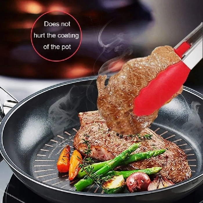 Food Tong 22cm - Random Color 