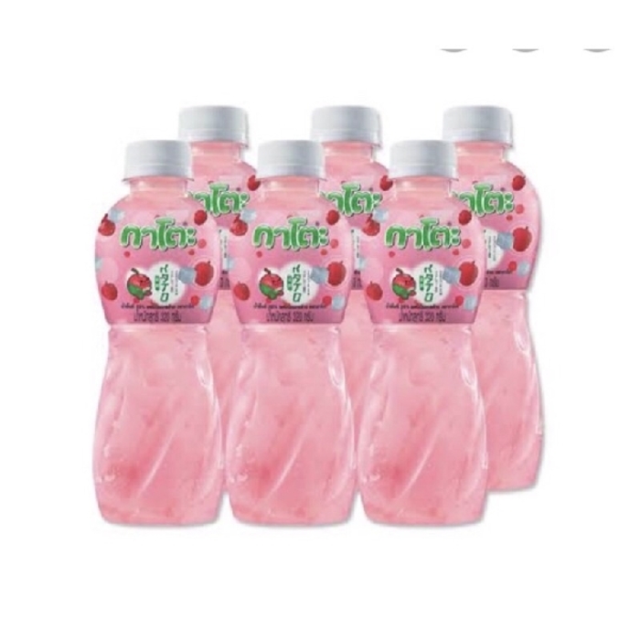 KATO 25% Lychee Juice with Nata De Coco 320g