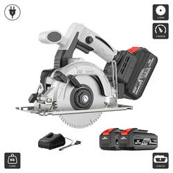 ម៉ូទ័រជ្រៀក 1.2តឹកប្រើថ្ម (CS5052) Cordless Circular Saw 125MM 21V 4.0Ah x 2 4700RPM 125MM