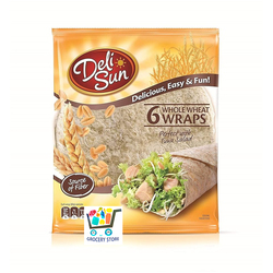 🔥DELISUN WHOLE WHEAT WRAPS-360G /  1pcs 