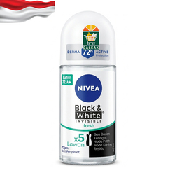 NIVEA Black White Fresh Roll on-50ML