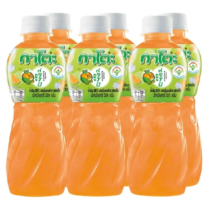 KATO 25% Orange Juice with Nata De Coco 320g