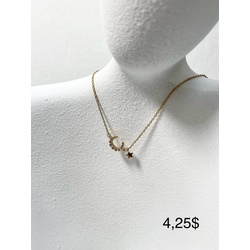  Moon And Star Necklace
