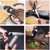 Stainless Steel Kitchen Scissors 