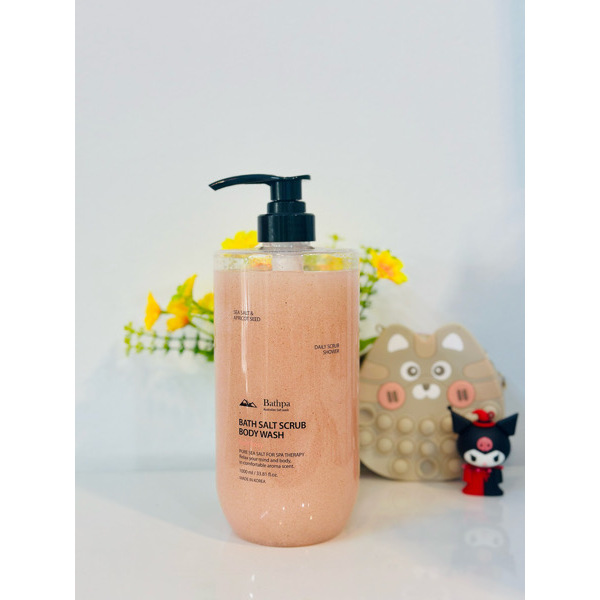 [BATHPA] Bath Salt Scrub Body Wash 1,000ml : Soft Rosy 