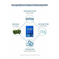 [SOME BY MI] HYALURON MOISTURIZING GLOW LUMINOUS AMPOULE MASK