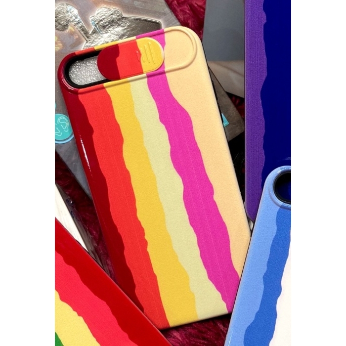 iPhone 7/8 Plus 2 Plastic Layers Rainbow Phone Case