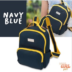 🇹🇭 LOUIS MONTINI GRL-PVR Women Backpack - Navy