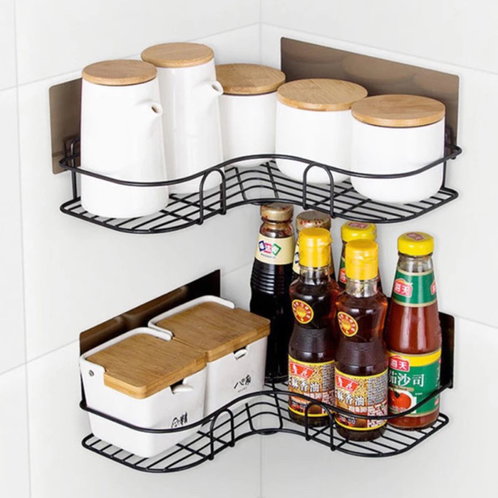 Iron Bathroom Shelf 