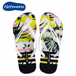 Hotmarzz Leafs White Flip Flop 