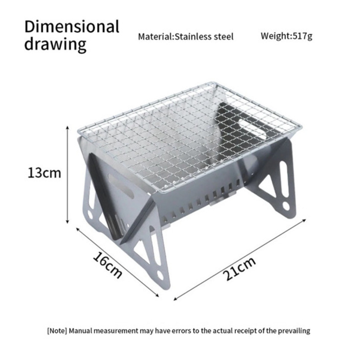 Portable Folding BBQ Grill Stove