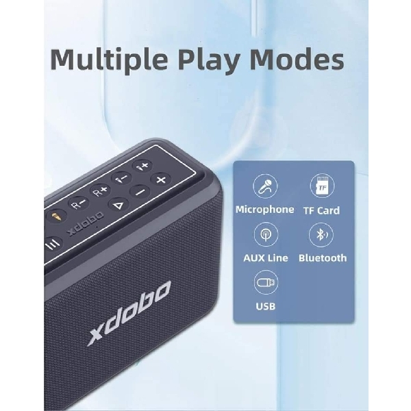 Xdobo X8 Pro Karaoke with 2​ Microphones - Black