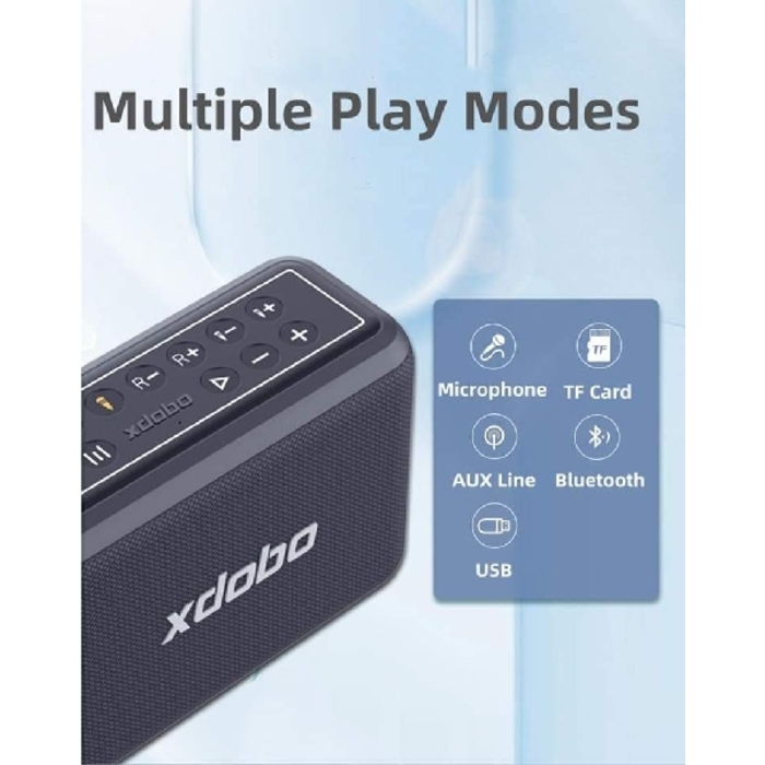 Xdobo X8 Pro Karaoke with 2 Microphones - Black