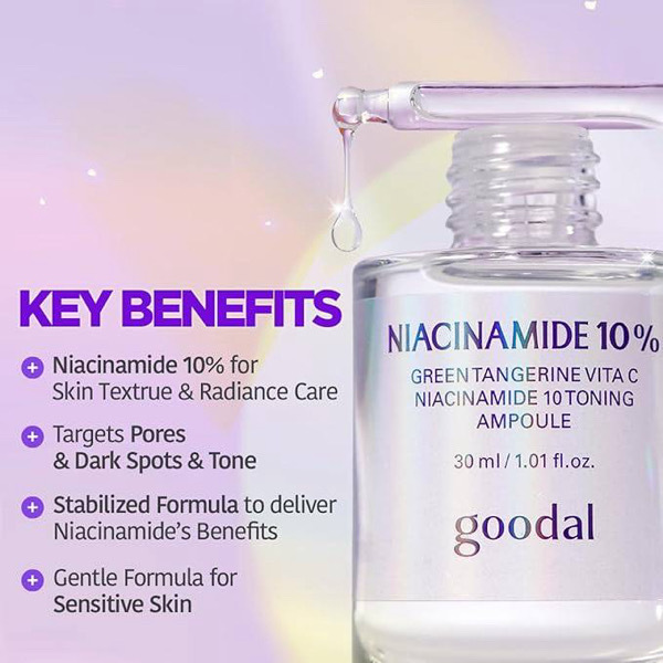 [GOODAL]Green Tangerine Vita C Niacinamide 10 Toning Ampoule