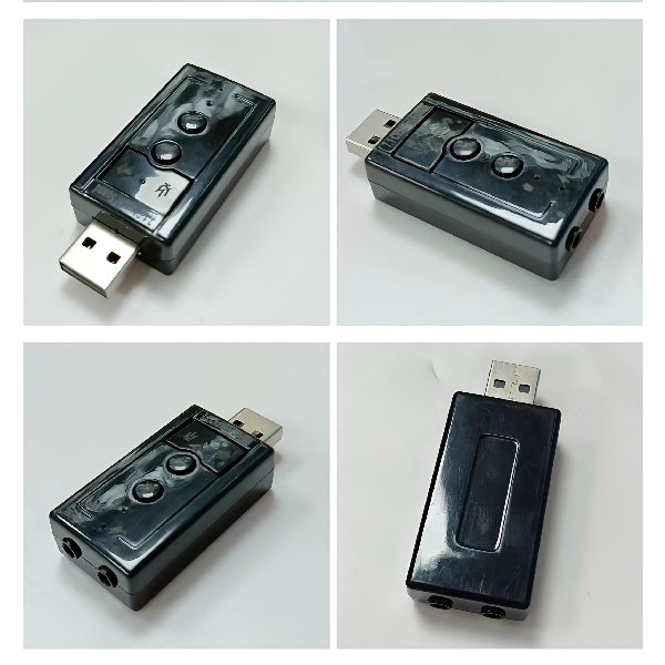 USB 7.1 with wired Sound card