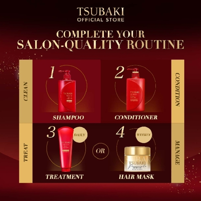 Tsubaki Premium Moist shampoo and Conditioner Set