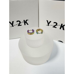 Gothic Clip On Costume Hoop Earrings